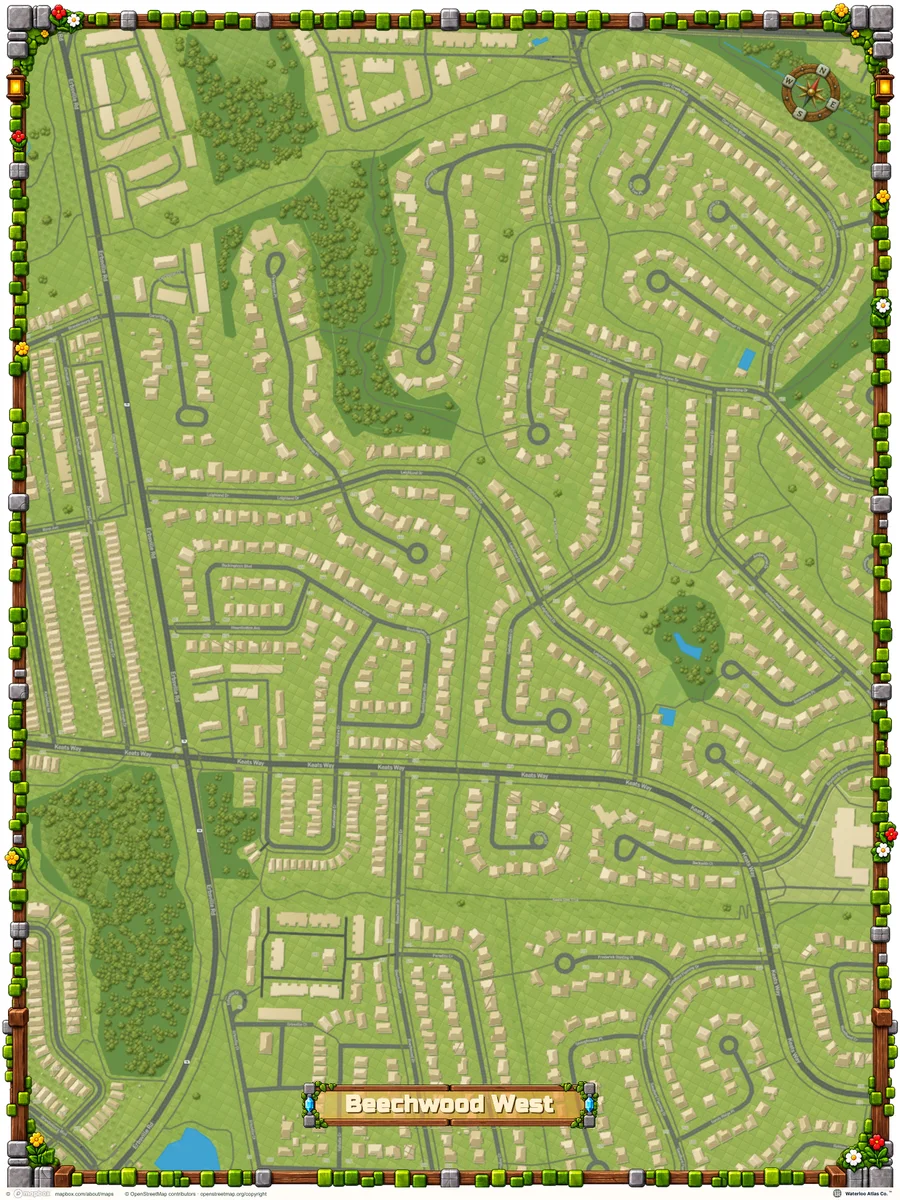 Beechwood West in the Video Game theme
