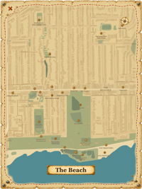 Treasure map theme preview