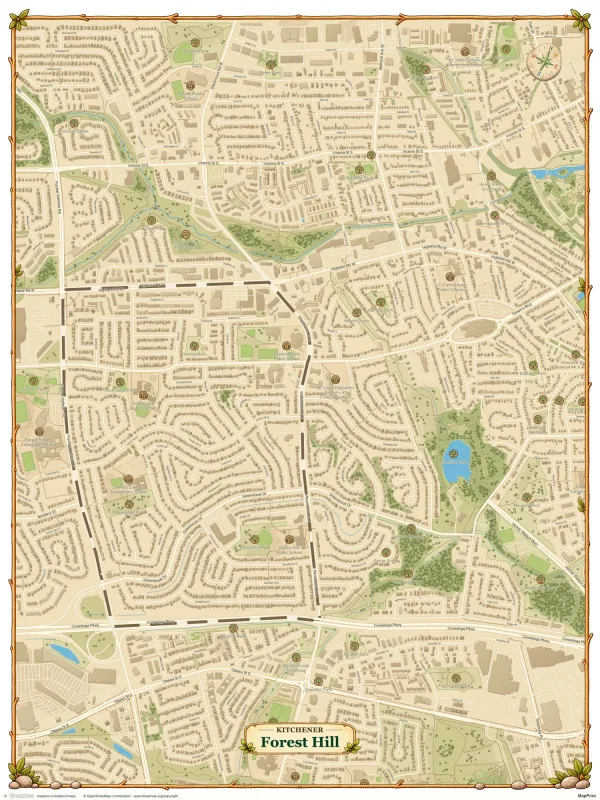 Forest Hill neighbourhood map